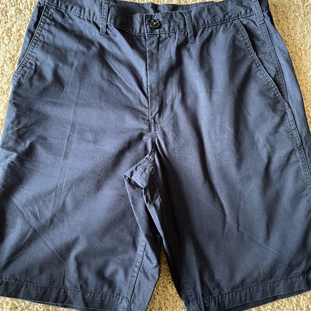 GU Navy Blue Chino Shorts